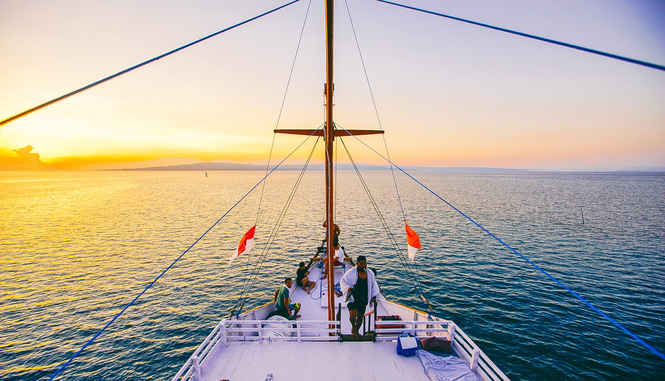 Sunset cruising