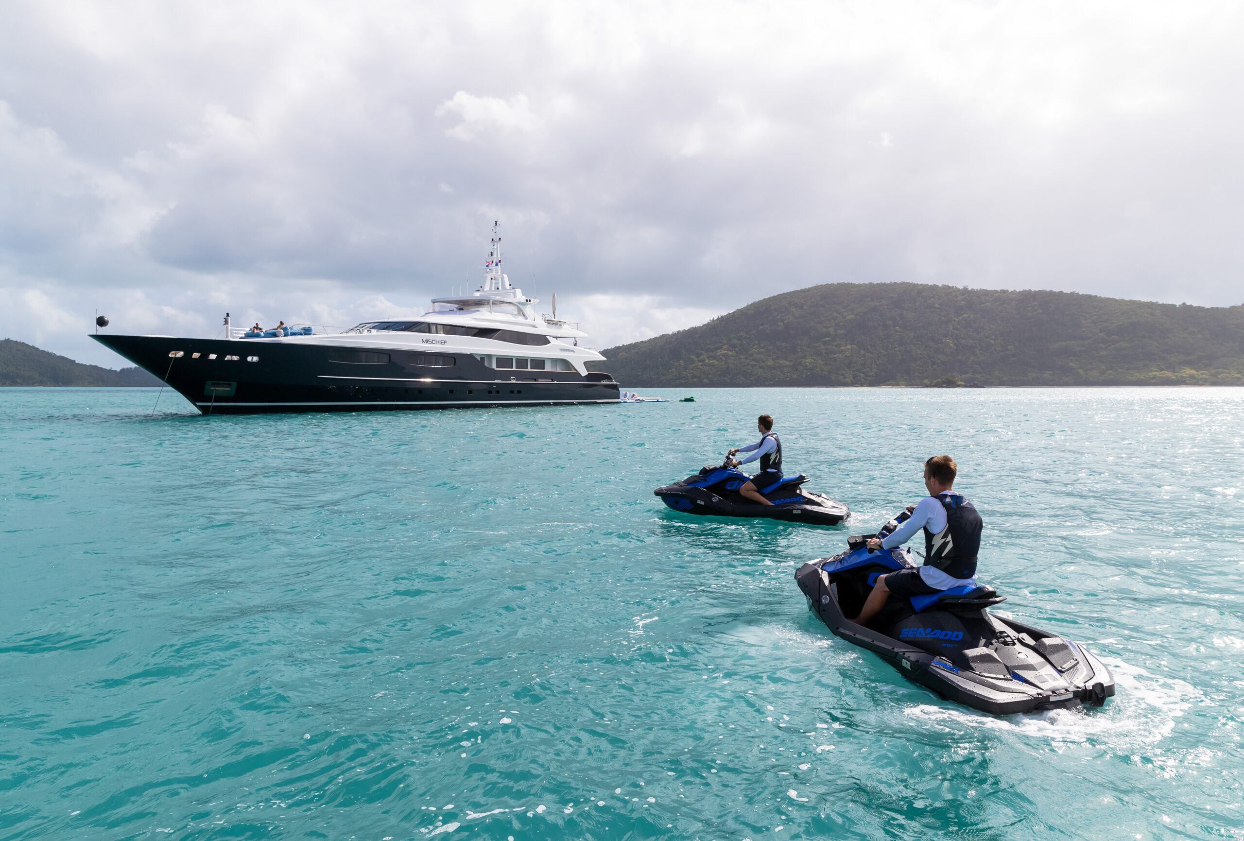 Baglietto54-metre-MISCHIEF-superyachtcharter-fiji-jetski